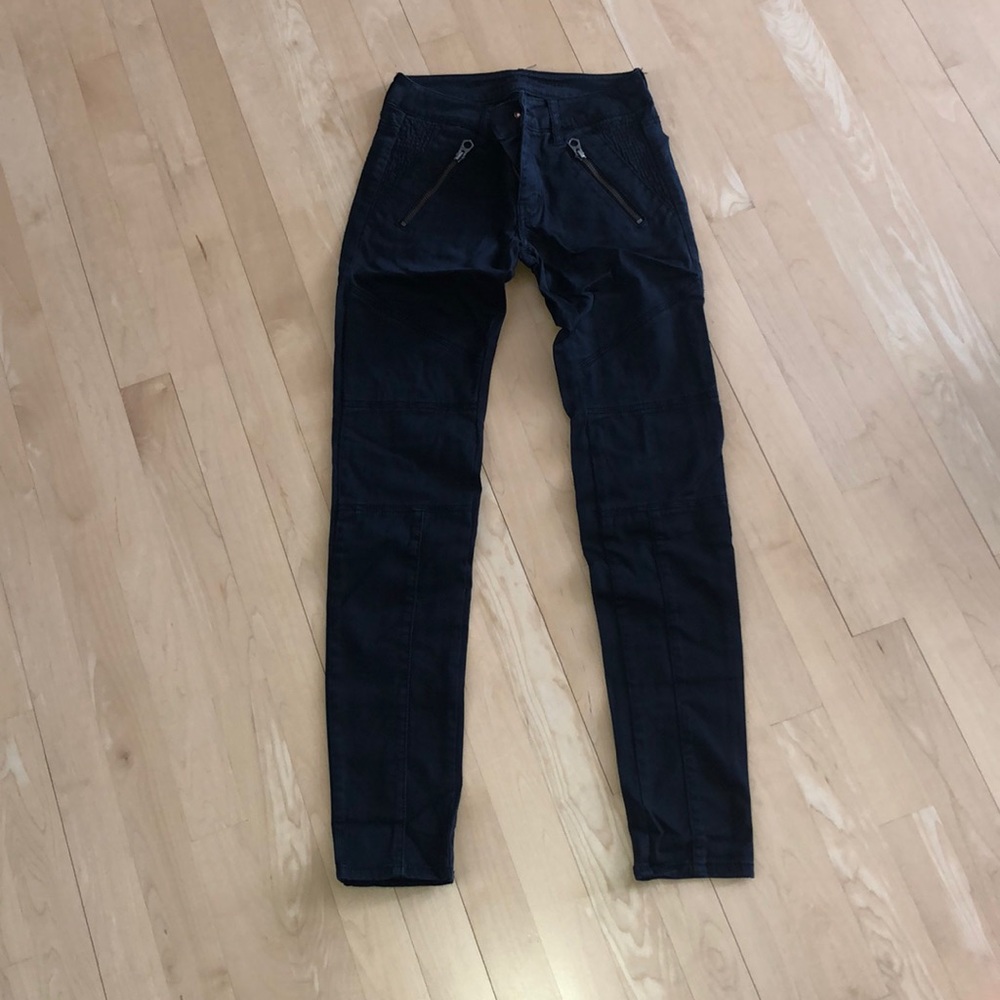 American Eagle Black Detailed Pant - Picture 1 of 7